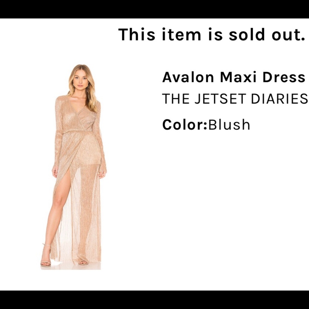 Shiny gold dress from Revolve - Size XS
